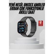 Armüz Akıllı Saat Arama Konuşma Gps ve Nfc Özelliği 3 Kordonlu Amoled Ekran