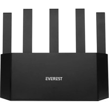 Alka Everest EWR-X3000MBPS-V1 X3000MBPS Dualband 5*6dbi 1 Wan Port + 3 Lan Port Wi-Fi 6 Wisp+Ap+Repeater Destekli Kablosuz Wifi Router