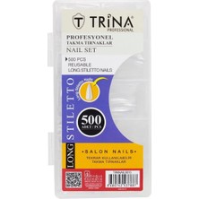 Valor Trina Takma Tırnak 500 ‘lü Kutulu (Long Stiletto) - 15