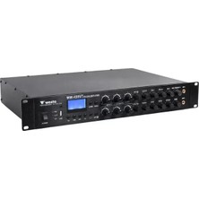 Alka Westa WM-450UT 450W 6 Bölge Kontrollü Profesyonel Mikser Anfi Bluetooth, USB ve Eko Destekli Hat Trafolu Güç Ünitesi