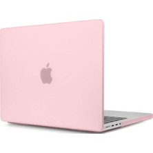 Valor Apple Macbook Pro 14.2ınç A2442 2021 ile Uyumlu Kılıf Mat Ön Arka Kapak Pembe