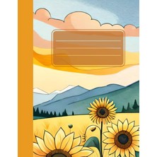 Valor Independently Published Watercolor Sunflower Journal