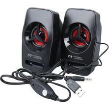 Alka Magicvoice T-19 1+1 USB Pc Mini Hoparlör - Speaker (2*3 Watt - 4 Ohm)