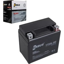 Alka Orbus YTX5L-BS 12V 5A Motosiklet Aküsü (114 x 70 x 106 Mm) (1.8kg)