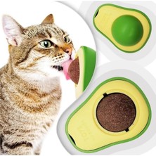 Valor Avokado Catnipli Kedi Çimi Topu Avokado Kedi Nanesi Oyuncağı