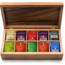 Valor Ironwood Gourmet Dikdörtgen Vauxhall Çift Çay Kutusu, Akasya Ağacı