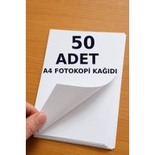 Valor 50 Adet A4 Kağıt Fotokopi Kağıdı
