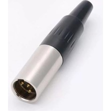 Alka Mini Canon Xlr 3 Pin Erkek Jack Fiş 10X47MM