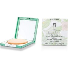 Valor Clinique Stay Matte Sheer Pressed Powder Oil Free No 03 Pudra 1 Paket (1 x 7.6 G)