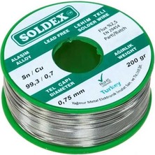 Alka Soldex 0.75 mm 200 gr Kurşunsuz Lehim Teli