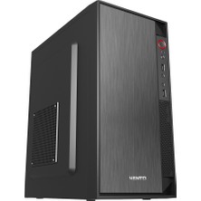 Alka Vento VS119S Mid Tower, Peak 400W Siyah, Atx Kurumsal Kasa