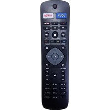 Alka Weko Phılıps NH500UP Netflıx-Vudu-Youtube Tuşlu LED LCD Smart Tv Kumandası