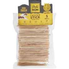 Valor Doggie Delibon Gerçek Deriden Ince Burgu Çubuk, THINX150PCS., Natural