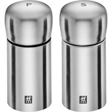 Valor Zwilling Spices Tuz ve Karabiber Değirmeni Metalik Gri Paslanmaz Çelik 11 cm