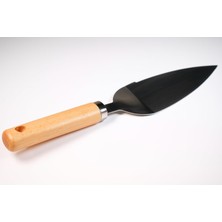 Valor Bambu Saplı Paslanmaz Çelik Pasta Servis Spatulası,tırtık Kenarlı Pasta Pizza Servis Spatulası,velo