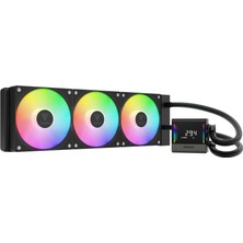 Alka Gamdıas Chıone E4-360, 360MM, Argb, 3 Fanlı, Dijital Ekran, Cpu Sıvı Soğutma