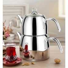 Valor Yonca Lines L-3083 Yıldız Aile Boy Çelik Çaydanlık