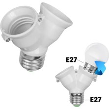 Alka Ledx DY-101 E27 Duy Çoğaltıcı (Tek Duydan Çift E27 Lamba Bağlantısı)