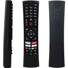 Alka Hey Küçük Kalıp Vestel Netflix Youtube Tuşlu Yazısız LCD LED Tv Kumanda (RC4390-30100824)