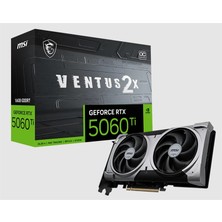 Alka Msı Geforce RTX5060TI 16G Ventus 2x Oc Plus 16GB Gddr7 128BIT 1xhdmı 3xdp Ekran Kartı