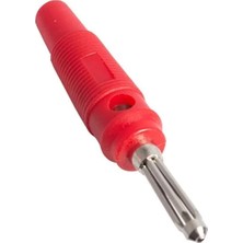 Alka Powermaster Fiş Banan Silikonlu Jack Kırmızı (IC-238B)