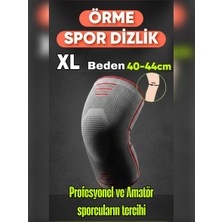 Valor Xl Beden 1 Li 3D Örme Sporcu Dizlik – Ağrı Azaltıcı, Diz Koruyucu Nefes Alabilir, Kompresyon Destek
