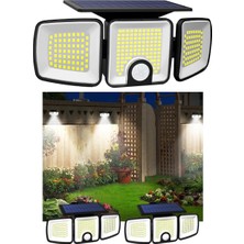 Valor Greentech Güneş Enerjili 223 Cob Ledli, Hareket Sensörlü, 3 Taraflı AYDINLATMA/GT-SL25
