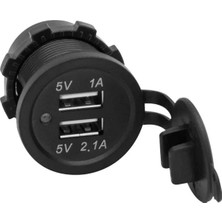 Alka Pano Tipi USB IC-266C  8-32 Volt Kulaksız 30 mm