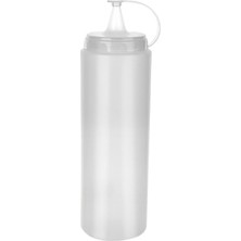 Valor Sos Şişesi Sosluk Ketçap Mayonez Sızdırmaz Yağlık Sirkelik Ince Uçlu Plastik Şişe Bpa Free (Şeffaf,