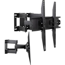 Alka Vontech VT-852 Hc Pro 55-85'' Çift Kollu Kilitli Hareketli Televizyon Duvar Askı Aparatı