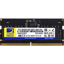 Alka Twınmos 8gb Ddr5 4800MHZ CL40 Notebook Ram TMD58GB4800S40