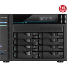 Alka Asustor AS6508T, 8gb Ddr4 Ram, 8 Yuvalı (8X22TB Destek), 2xm.2 Nvme Pcı-E, 2X10GBE, 2x2.5gbe Network, 2xusb 3.2, Tower Nas (Yedekleme) Cihazı