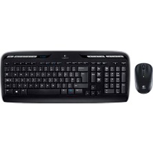 Alka Logitech MK330 Q Kablosuz USB Siyah Multimedya Klavye/mouse Set 920-003988