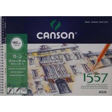 Valor Canson 1557 Resim ve Çizim Blok 180GR 25X35 15YP Spiralli Resim Defteri