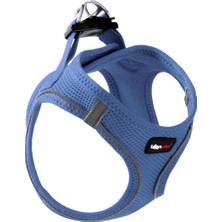 Valor Leon Pet Air Mesh Mavi Göğüs Tasması Large