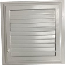 Alka Plastik Menfez 35X35 Beyaz Banyo Wc Havalandırma