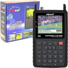 Alka Alpsat Satfinder 5 Pro Hd Görüntülü Uydu Bulucu -  Ahd-Tvı-Cvı Kmaera Test Monitörü