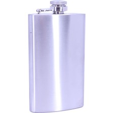 Valor Mat Krom Cep Matarası-Hip Flask 6 Oz