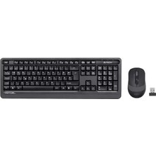 Alka A4 Tech FG1010 Gri F mm 2.4g Kablosuz Klavye Mouse Set