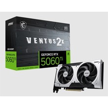 Alka Msı Geforce RTX5060TI 8g Ventus 2x Oc Plus 8gb Gddr7 128BIT 3xdp 1xhdmı Ekran Kartı