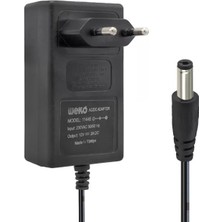 Alka Weko 12 Volt 2 Amper 24 Watt Plastik Kasa Priz Tipi Adaptör (5.5x2.5 Uçlu)
