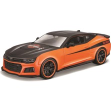 Valor Maisto 1:24 H-D Custom - 2017 Chevrolet Camaro Zl1,black/orange