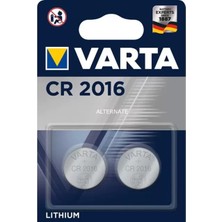 Alka Varta Cr 2016 3 Volt Lityum Pil (2'li Paket)