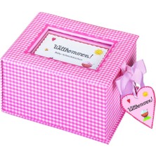 Valor Baby-Schatzkästchen "willkommen!" (Rosa)