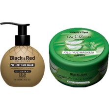 Valor Siyah Noktalara Karşı Soyulabilir Gold Yüz Maskesi 250 ml ve Killi Yüz Maskesi 400 gr