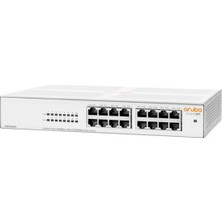 Alka Hp Aruba Instant On, R8R47A, 1430-16G, 16PORT, Gigabit, Yönetilemez, Masaüstü Switch