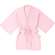 Valor Deux LAPINS%100 Pamuk Müslin Çocuk Kimono - Innocent Pink CCKKMN-INP-00002Y