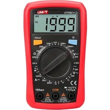 Alka Uni-T UT-33C Dijital Multimetre Ölçü Aleti (Seri 2)
