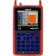 Alka Alpsat AS06-STC Satfinder 6 Hd Slim Görüntülü Uydu Bulucu-Ahd Test Cihazı