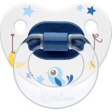Valor Wee Baby 834 Desenli Damaklı Emzik No:2 6-18 Ay, Asorti